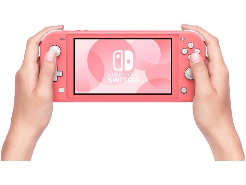 Nintendo Switch Lite 32GB Coral 5,5 - Console - Magazine Luiza